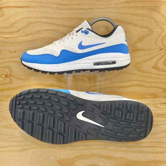 Nike Air Max 1 G Spikeless Golf Shoes Blue - Picture 2 of 10